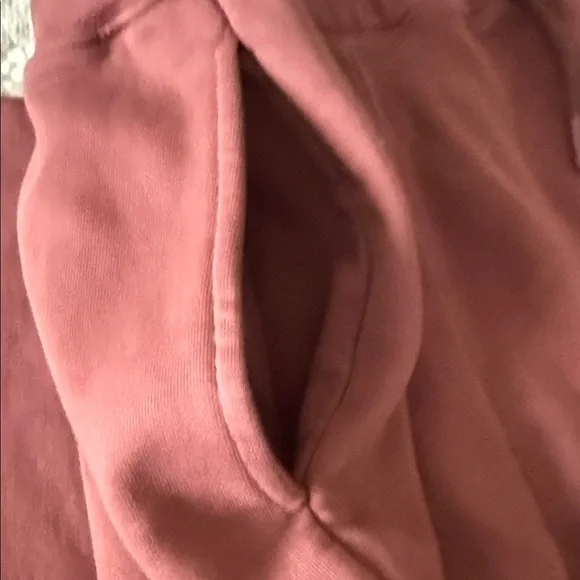 Anine Bing Sport Burgundy Jogger Pants with Logo - Picture 6 of 6